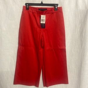Red capris size 8